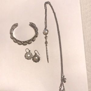 3 piece set. Lucky Brand Necklace, bracelet, earrings